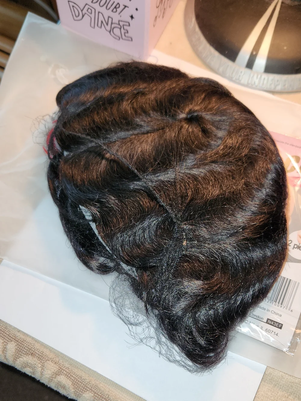 Short Wavy Human Hair Wig